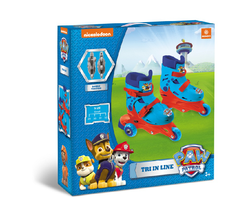 PATTINI IN LINEA 3 RUOTE PAW PATROL (29-32) - CirinaroShopCirinaroShop