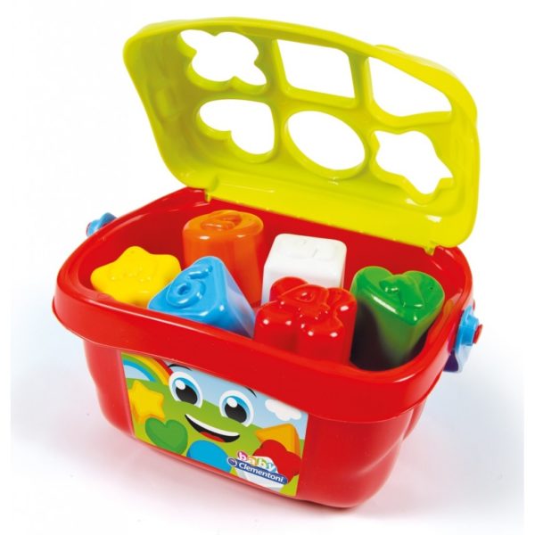 baby clementoni shape sorter bucket cirinaro