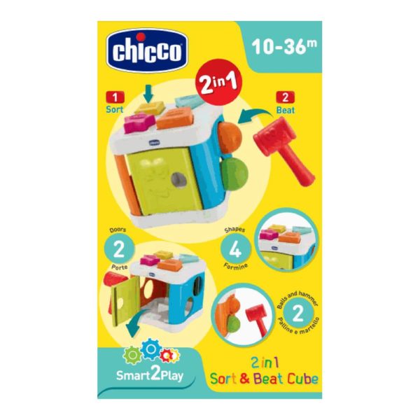 CHICCO SORT E BEAT CUBE 2 IN 1 CIRINARO 1