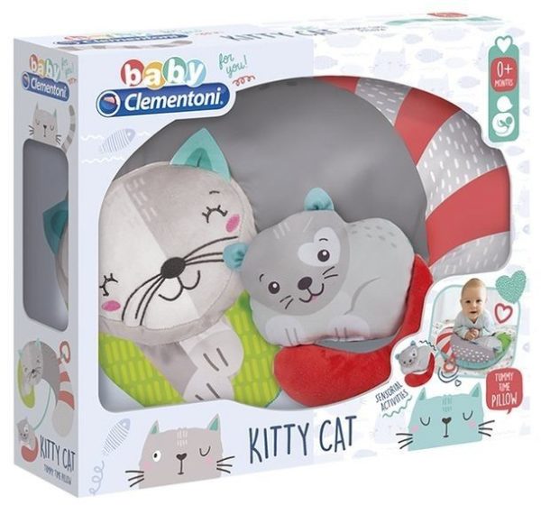 baby clementoni cuscino kitty cat cirinaro1